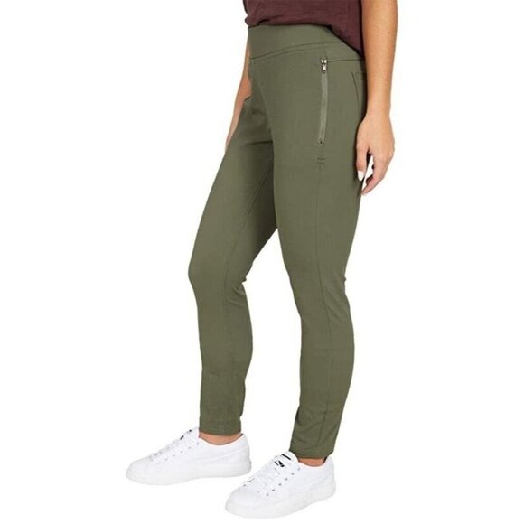 Toad&Co Rover Moto Crop Pants skinny fit size 4 BLACK stretch pockets MSRP $90 - Picture 2 of 7